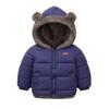 2026 Kids Thick Puffer Jacket With Hood Cartoon Print Warm Cotton Coat Boys Girls 3-8 Years Winter