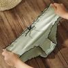 Girl's Underwear with Bow Lingerie Simple Briefs Mushroom Knickers Edge Thread Panties