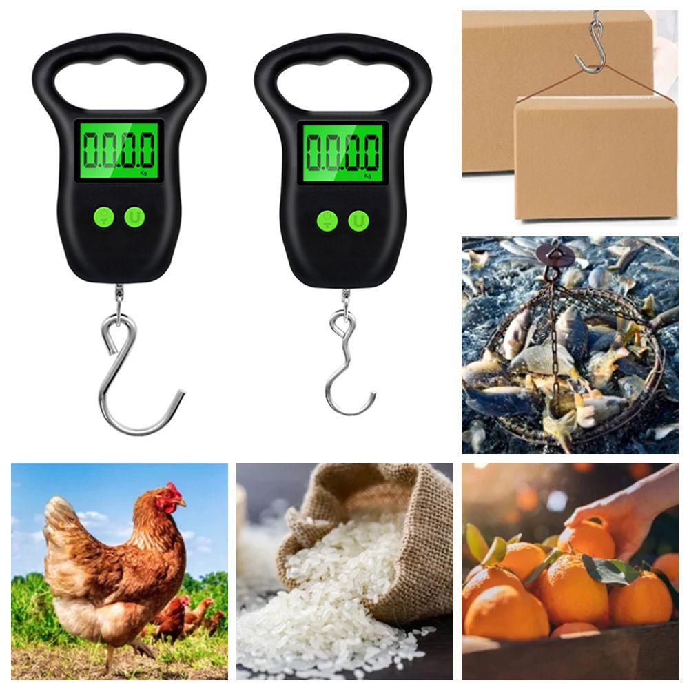

Balance 50kg/10g Electronic LCD Scale Digital Luggage Scale Suitcase Travel Bag Hanging Scales