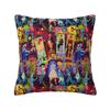 Custom Happy Haunts Haunted Mansion Cushion Cover Halloween Ghost Monster Throw Pillow Case Home Decorative Sofa Pillowslip