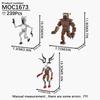 MOOXI Hot 99 Notti nella Foresta Gioco Horror MOC Modello in Mattoncini Set di Blocchi da Costruzione Giocattolo per Adulti Bambini Diorama Fai da Te Assemblaggio Regalo