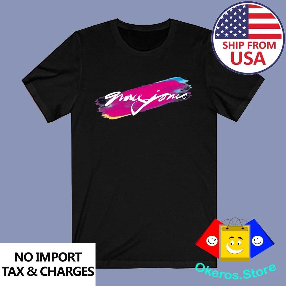 Grace Jones Men s Black Size S to 3XL S