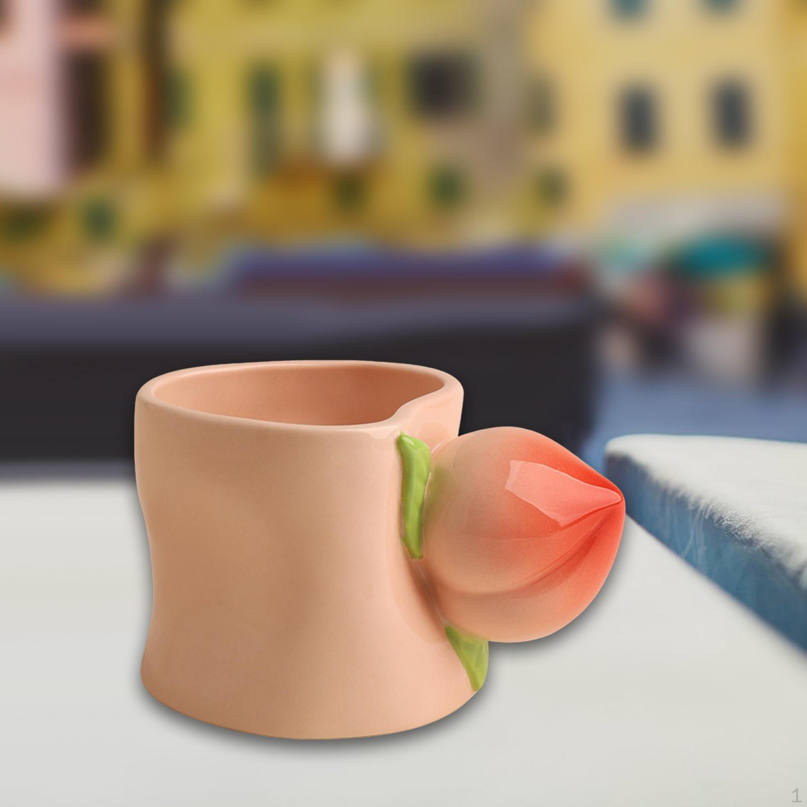 

Ceramic Coffee Mug for Morning Drinks And Afternoon Treats рожевий