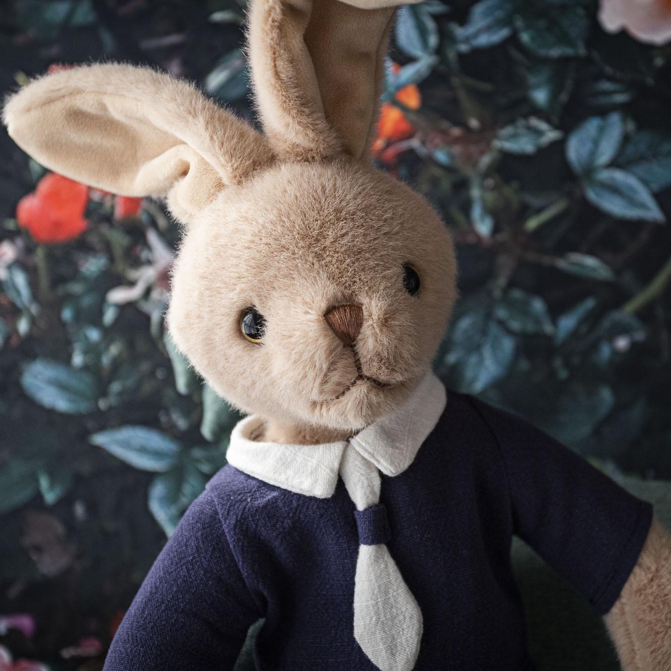 

Плюшевая кукла Бежевая кукла с имитацией кроличьего меха 33cm