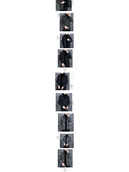 Herfst/Winter 2024 Heren Dikke Berber Fleece Lamswol Jas
