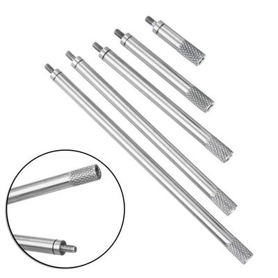 5 Stück Indikator Verlängerungsstab Set Schaft 20/40/60/80/100mm Schnellarbeitsstahl
