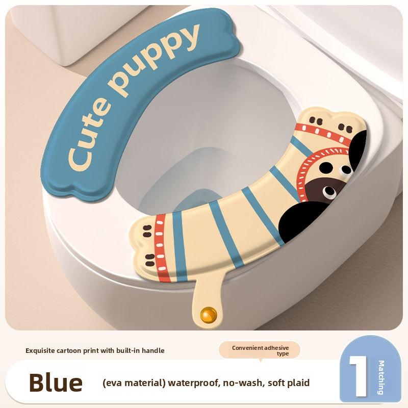 Antibacterial Aromatherapy Toilet Seat Cushion, Waterproof and Stain-resistant, All-season Adhesive, Dirt-resistant Material, Warm Toilet Seat Cushion