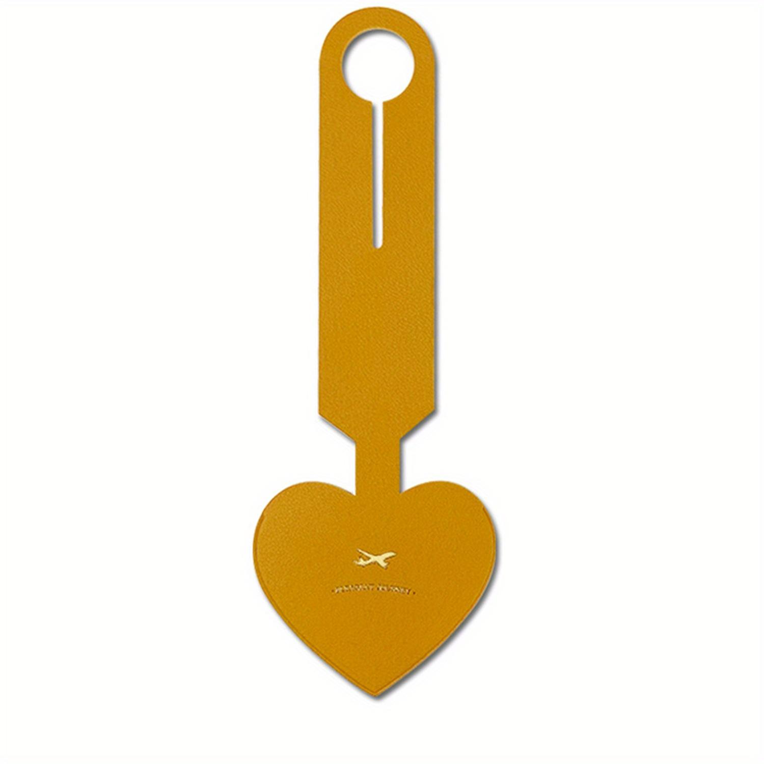 

1 шт., ПУ кожаные дорожные аксессуары для чемоданов, сумки, имя, адрес, бирки, однотонные, для женщин и мужчин, багажные бирки жёлтый