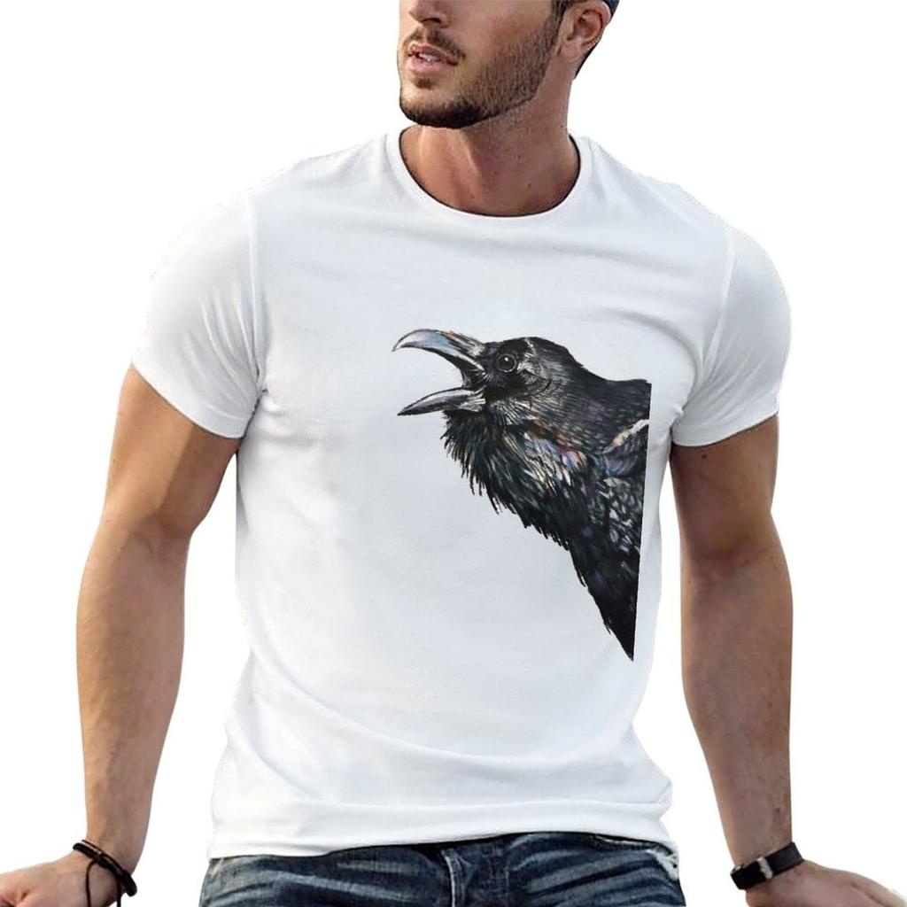 Crow T-Shirt Anti-Perspiration Workout Top