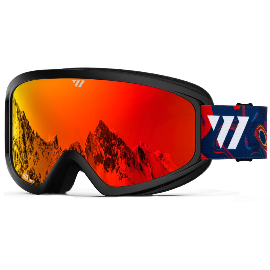 JULI Brand Professional Ski Goggles Double Layers Lens Anti-fog UV400 Ski Eyeglasses Skiing Snowboard Gogglesw Goggles Men for Women W1