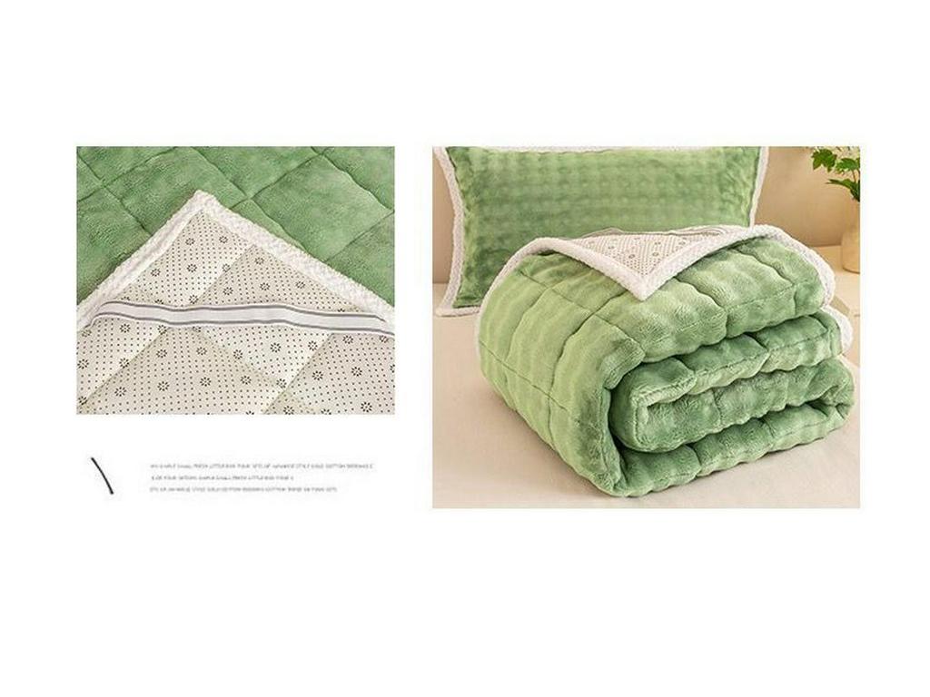 G5Z Winter Rabbit Plush Bed Sheet - Warm Velvet Mattress Blanket for Dorms