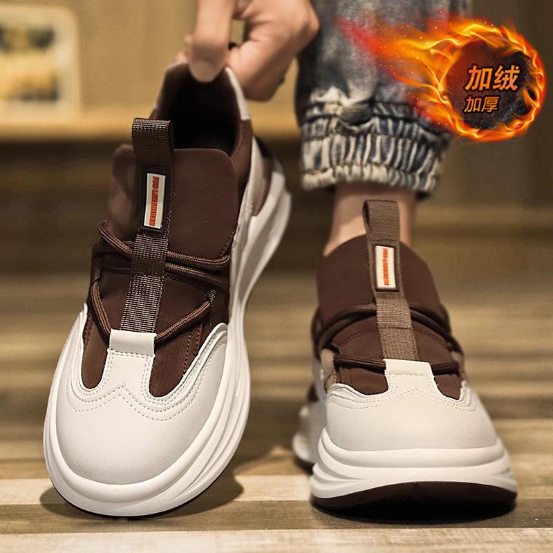 

Men s shoes new autumn high-end big-head sneakers thick-soled heightening casual running dad trendy shoes 39 spot fast delivery
