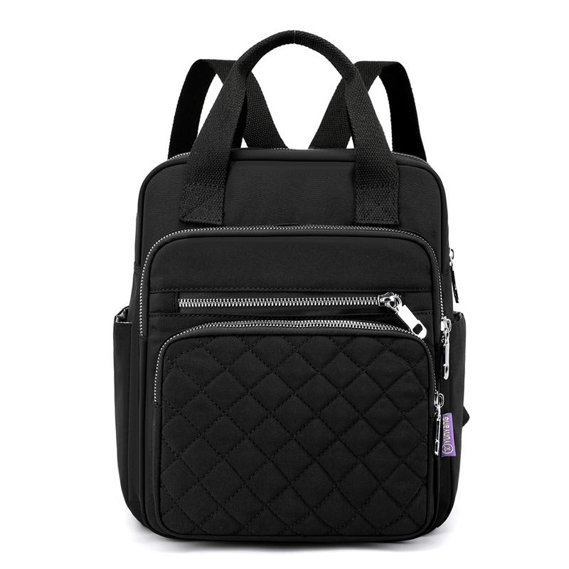 Quilted Backpack for Women – Stylish Multi-Use Bag with Multiple Pockets & Adjustable Straps – Perfect for Work, School & Daily Use