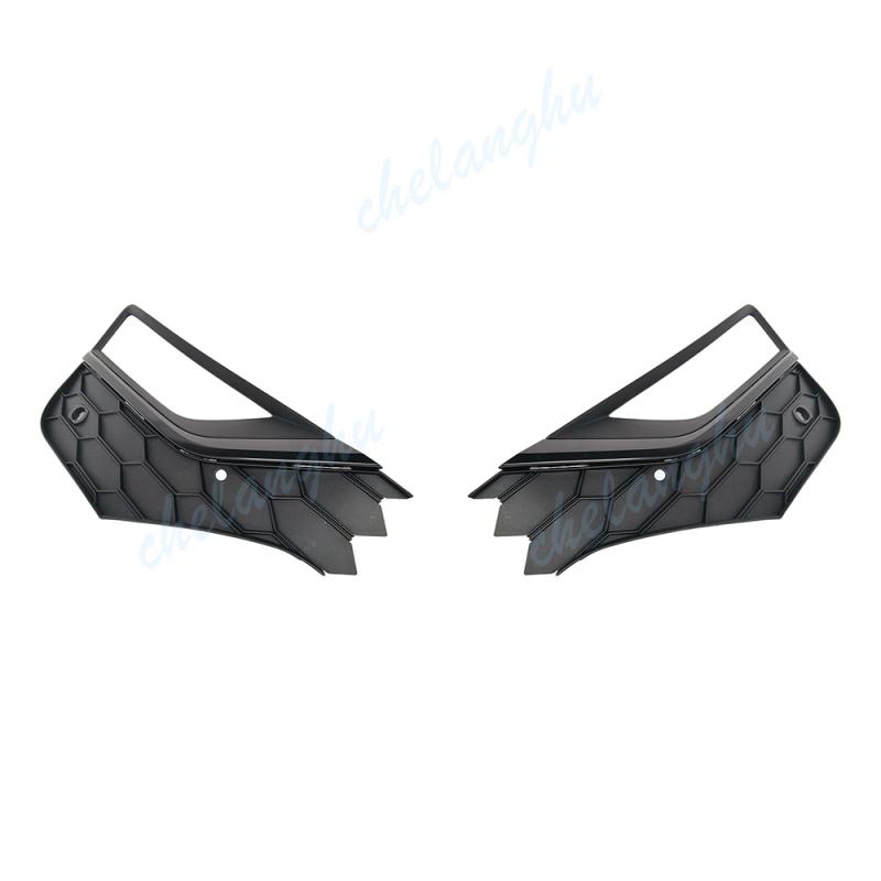 Front Bumper Fog Lamp Frame For VW Amarok 2017 Fog Light Cover Grille Black Car Accessories 2H6898489A 2H6898490A