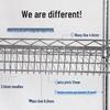 Stainless Steel Slanted Mesh 4-Tier Storage Cart