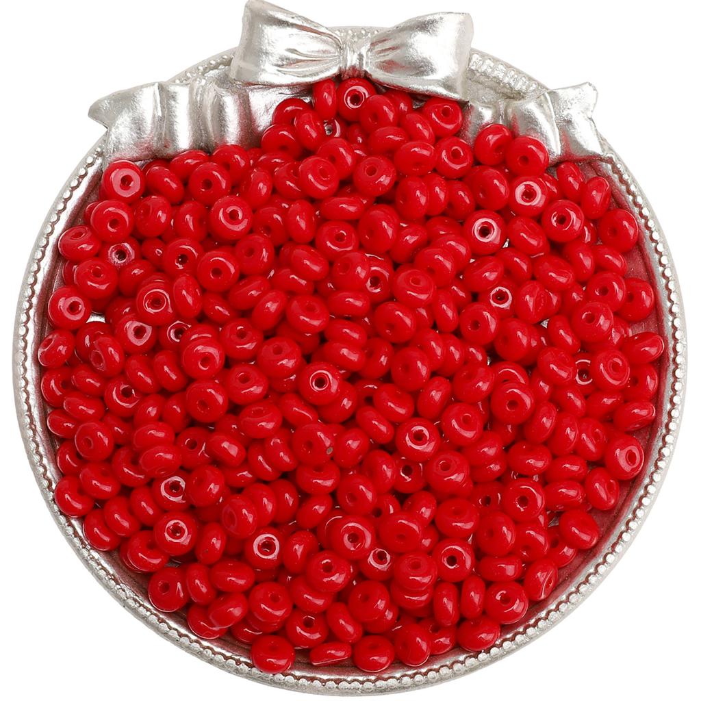 High quality wheel bead glass rice bead DIY jewelry accessories handmade beaded bracelet material