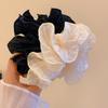 Fabric mesh lace double-layer large intestine hair band simple fashion head flower versatile head accessories hair accessories