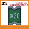 New MINISMDC200F-2: 8V 2A 1812 PTC Resettable Fuse