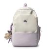 Schoolbag Casual Japanese Backpack Women's Large-capacity Retro Travel Backpack Campus Versatile Small Fresh Mori Contrasting Color Schoolbag
