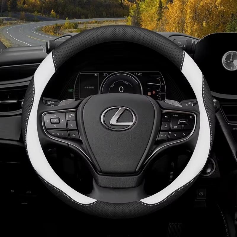 WRSP5 Leather Steering Wheel Cover for Lexus RX NX ES IS UX GX LX CT GS LS 300h 350 400h 450h 570 etc Interior Accessories