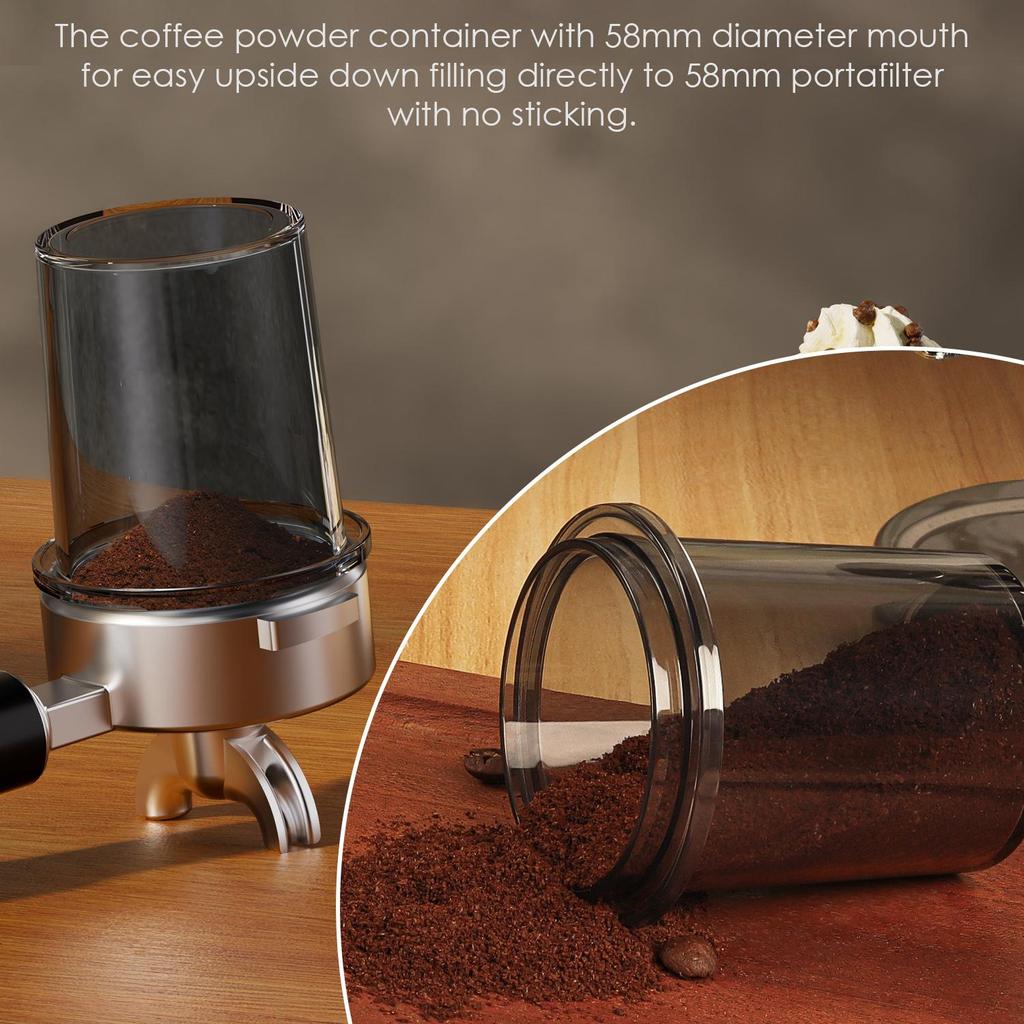 BioloMix CG210 Haushalts-Kaffeemühle Kegelmahlwerk mit Touch-Timer, 48 Mahlgrade für Espresso Pour Over