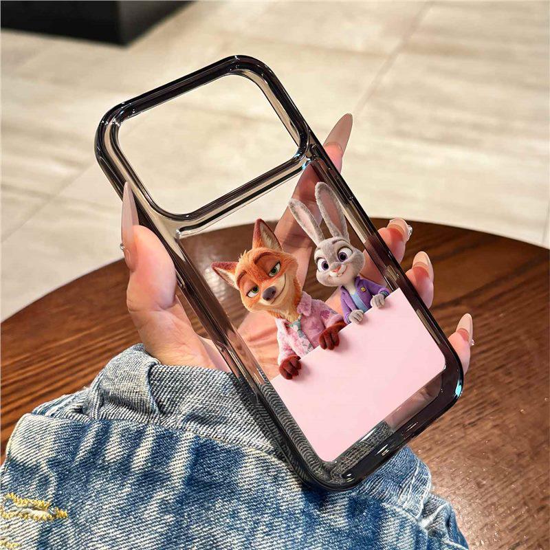 

Zootopia Pink Nick & Judy Phone Case for Apple iPhone 17 Pro Max iPhone 14