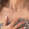 2022 New Arrival European And American Titanium Steel Necklace For Women Cool And Minimalist Lock Clavicle Chain