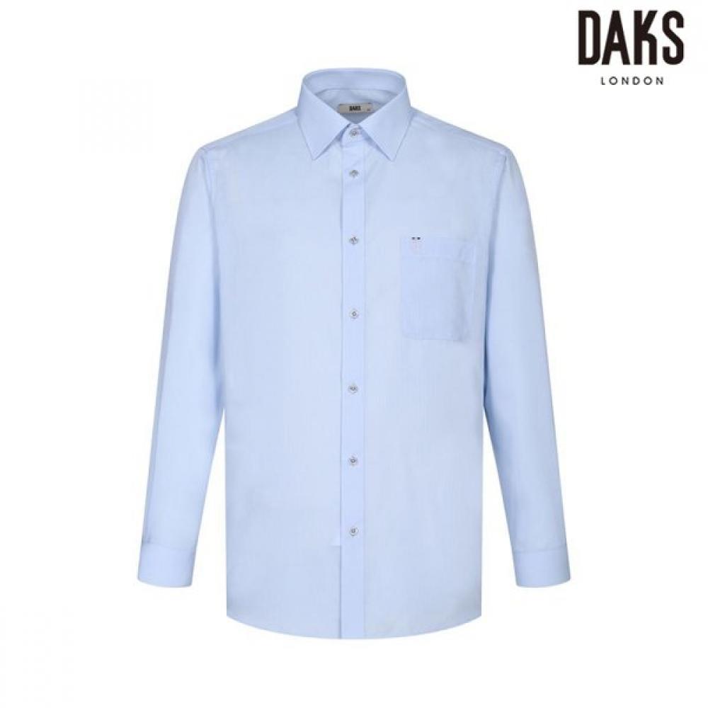 

DakS Men S eaSy Care Stretch Solid Regular Fit dreSS Shirt dmS1Shdl101b1 Blue/95
