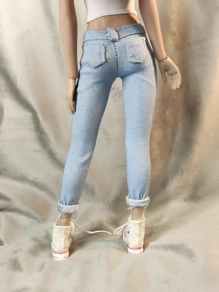 16 Scale Jeans + Short Sleeve Top (body, Head, Shoes, Etc. Not Included)
