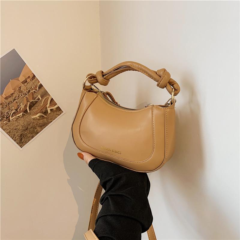 

Модная повседневная сумка 2025 года, новая универсальная сумка через плечо, однотонная, в иностранном стиле, маленькая квадратная женская сумка хаки