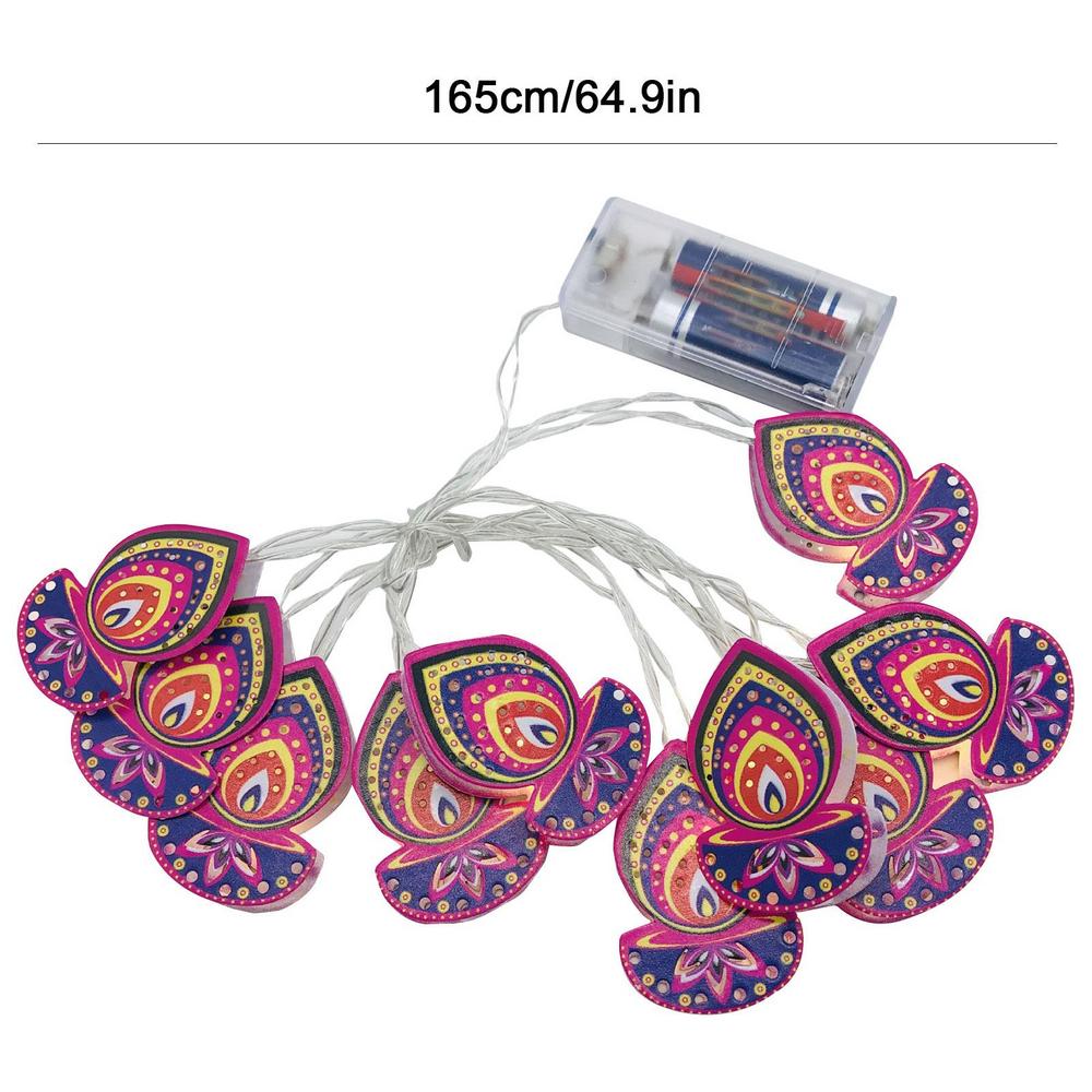 Eid Mubarak LED Light String Indoor Moon Starlight Ramadan Kareem Decoration 2025 Islamic Muslims Eid Al Fitr Party Supplies