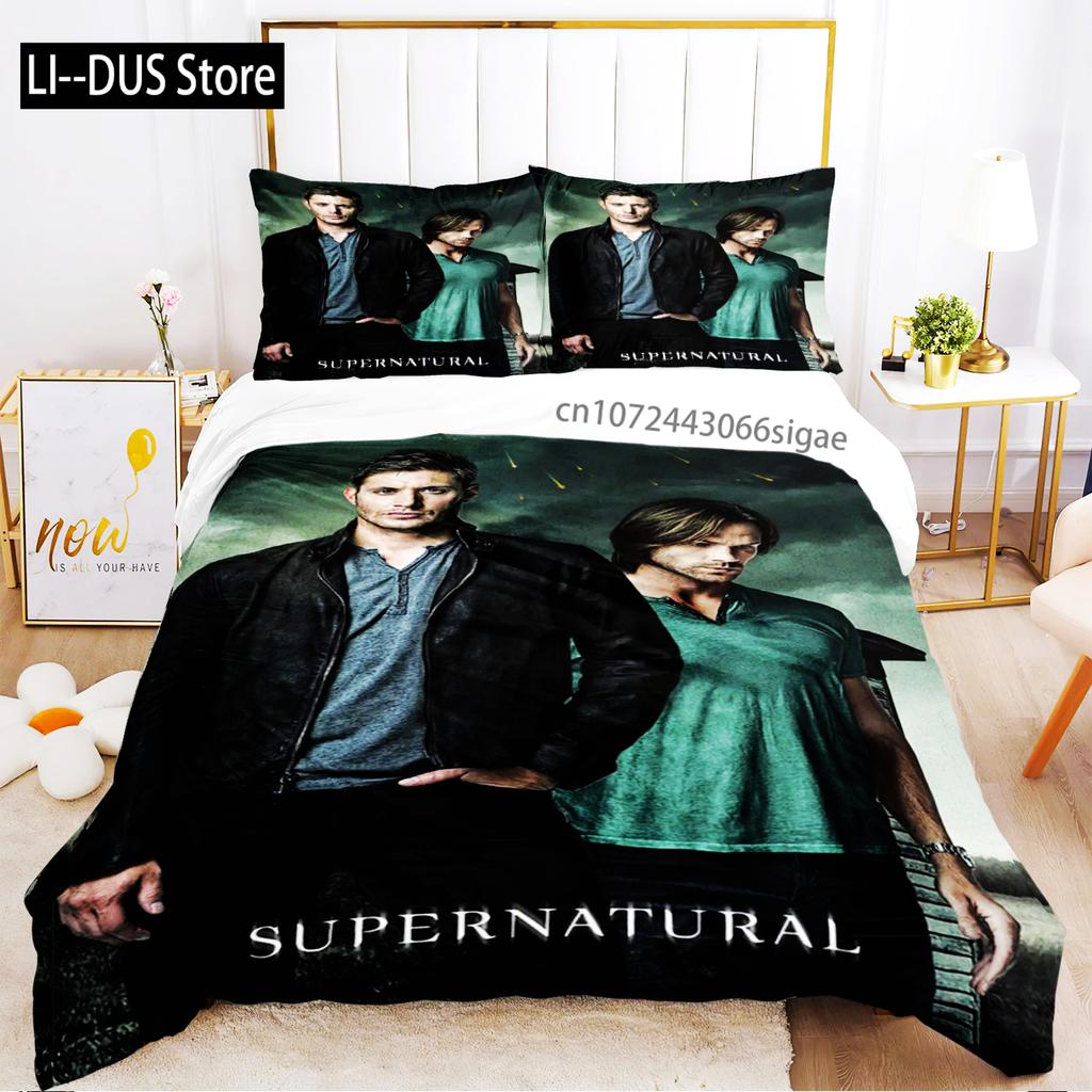 2024 Personality Supernaturalbed Sheet Duvet Pillowcase Bed Sheet Three Piece Bedding Soft Quilt
