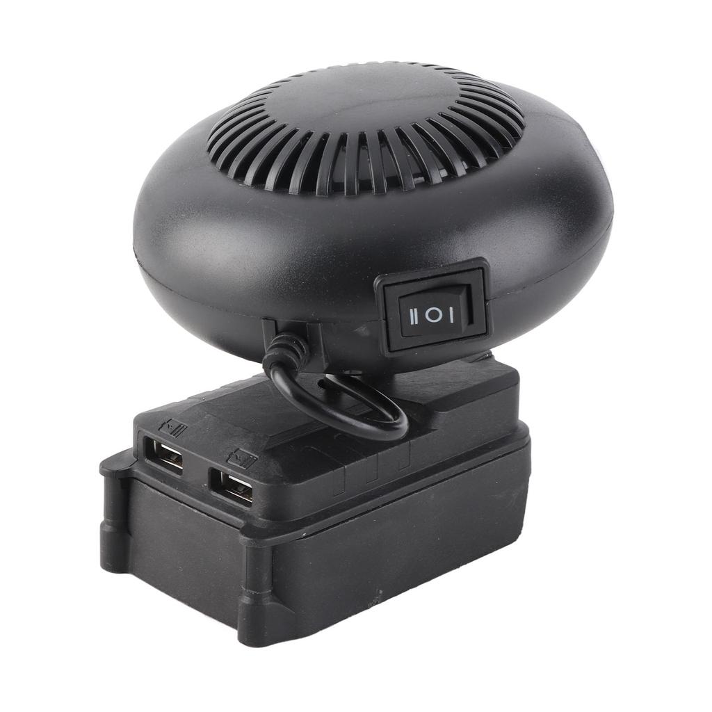 Car Heater Small Portable Office Bathroom Smart Thermostat 170W 2 Levels Adjustable for 18V 5pin WA3551 Li Ion Battery