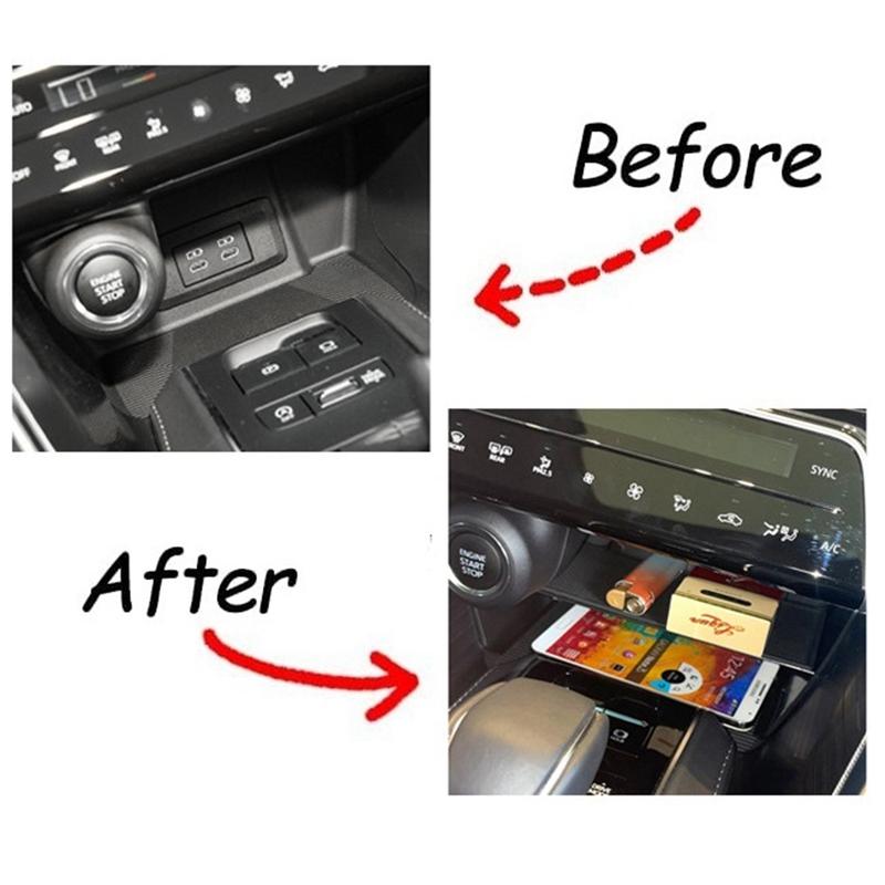 Powerful Center Console Organizer For Toyota Venza Harrier Car Armrest Storage Box Container Tray Accessories