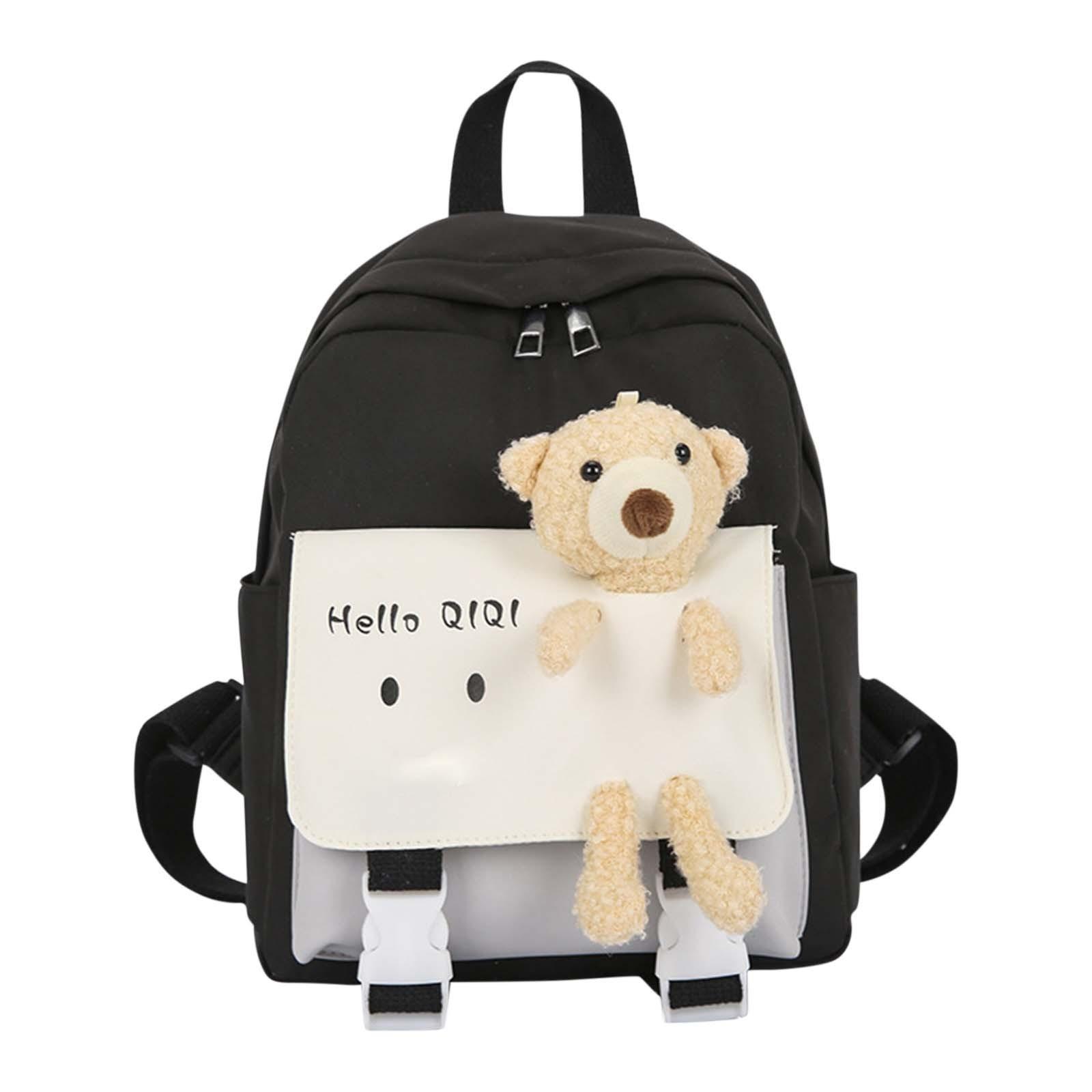 

Персонализированные рюкзаки для мальчиков и девочек, дорожные рюкзаки, вышитые именные бирки, уникальные памятные подарки, детские рюкзаки One Size чёрный