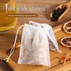 100-Piece Disposable Tea Bags: Food-Grade Non-Woven Drawstring Bags for Chinese Medicine Decoctions and Dregs Separation.