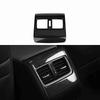 Car Carbon Fiber Style Rear Seat Armrest Box Air Outlet Cover for Honda Accord 2018