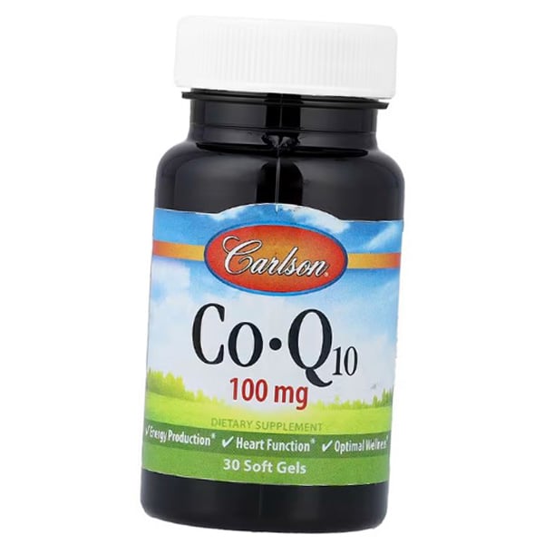 Коэнзим Q10 с Витамином Е, CoQ10 100, Carlson Labs (70353006)