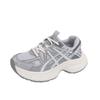 Thick-soled heightening dad shoes for women 2025 autumn new popular versatile breathable mesh super fire casual sports shoes