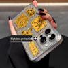 Zhiweishi Gold Foil God of Wealth Transparent Anti-Drop iPhone Case