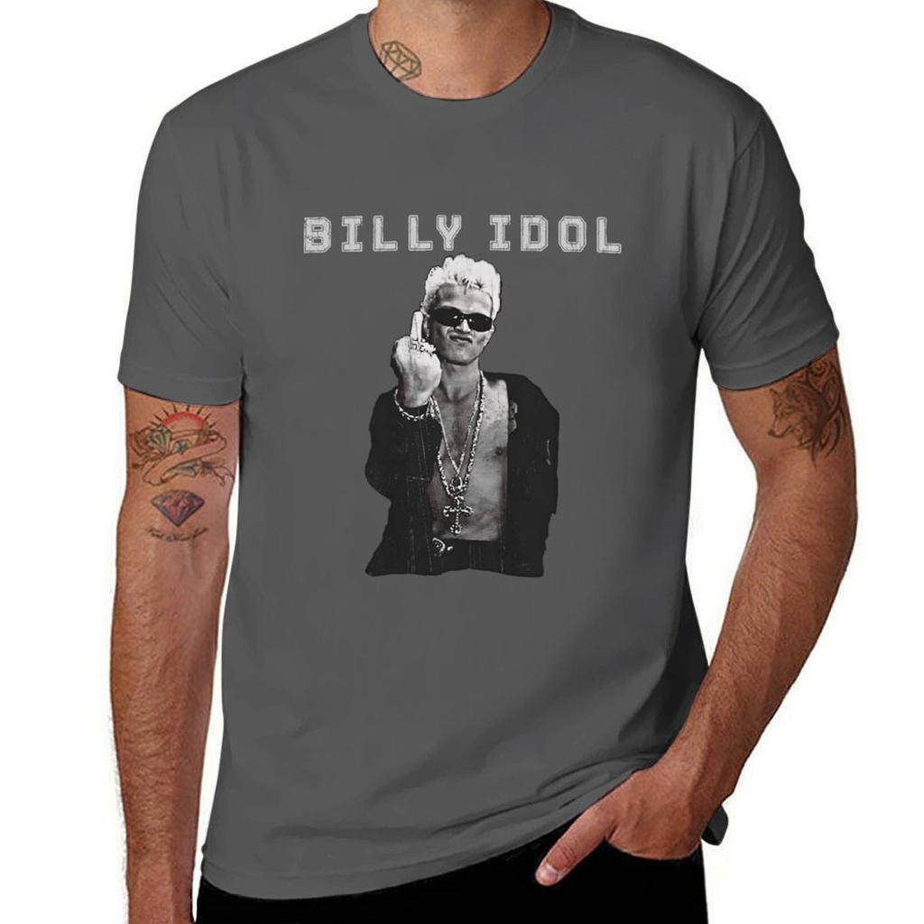 The Unisex Gentle Billy Idol Middle Finger Tshirt Unisex T Shirt Graphic Unisex T Shirt Summer Tshirt