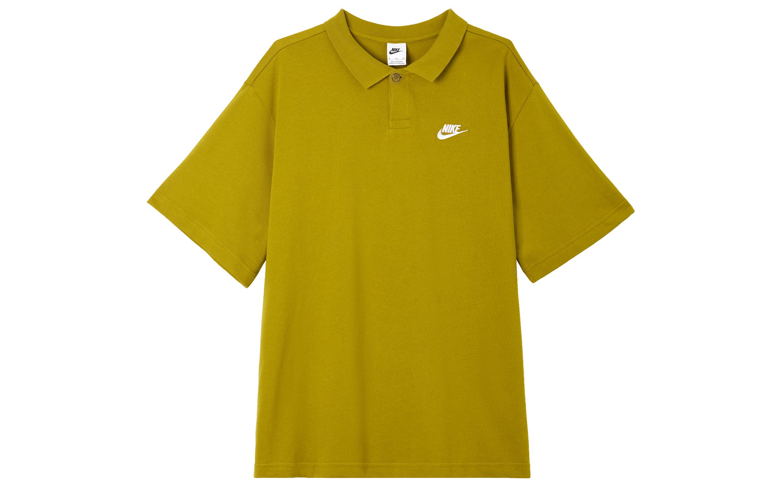 

Nike Polo Shirts Men s Bronze Polo Collar Moderate Straight Fit DX0618-716 XL