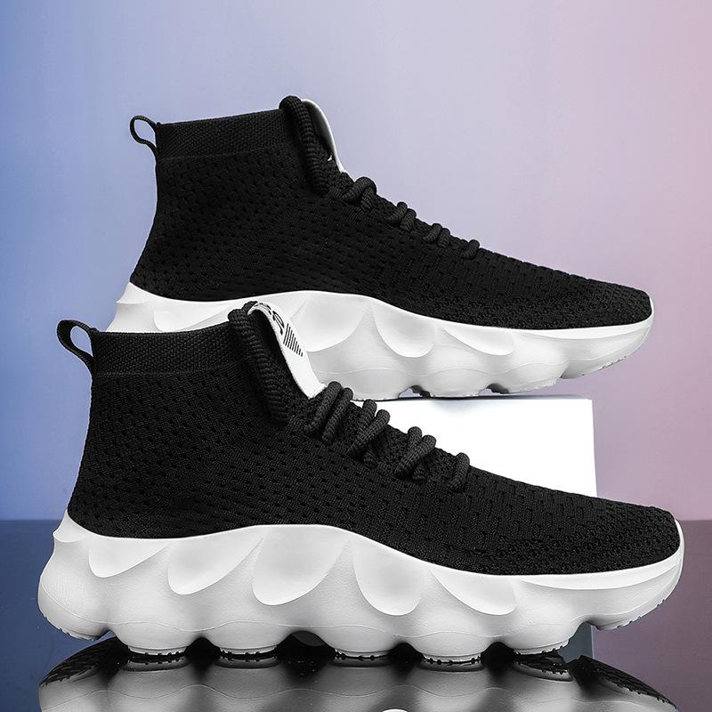 22 spring and summer large size mesh lightweight running shoes outdoor couple breathable casual sports trendy shoes