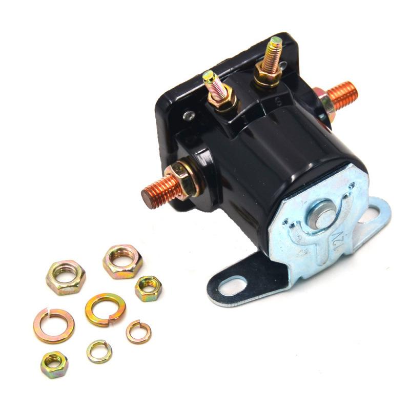 12V Metal Starter Solenoid Relay SW3 Model Strong Power Output Heavy Duty for Automotive Car Truck Motorcycles Use