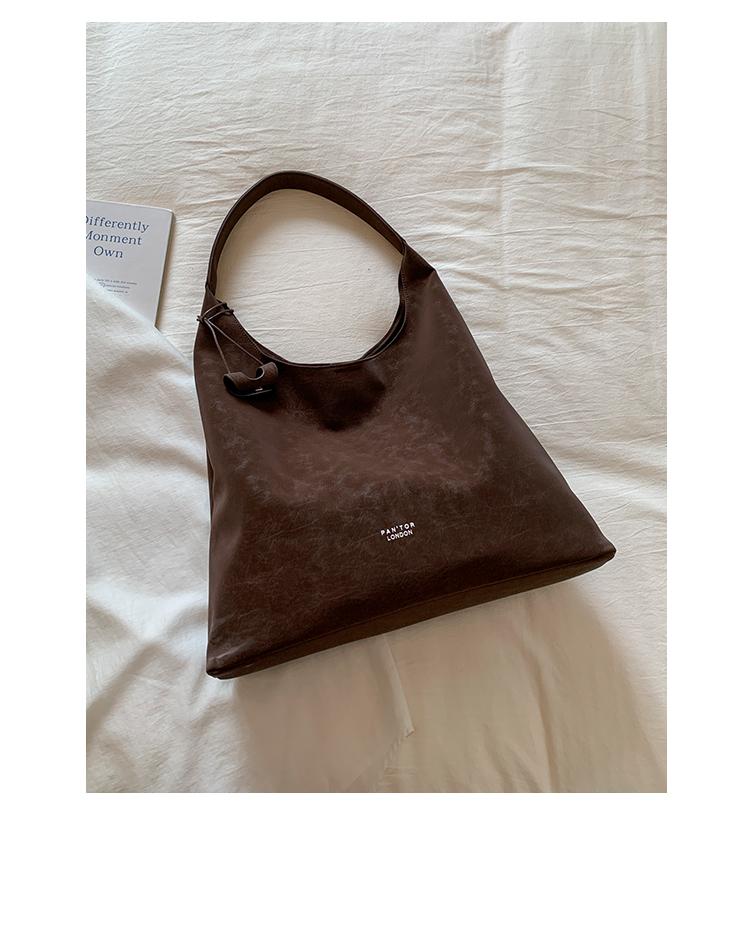 Solid Color PU Hasp sweet Shoulder Bags 2026 Hot Sale Temperament Simple Women's Bag Large Capacity Versatile Commuting Handbags