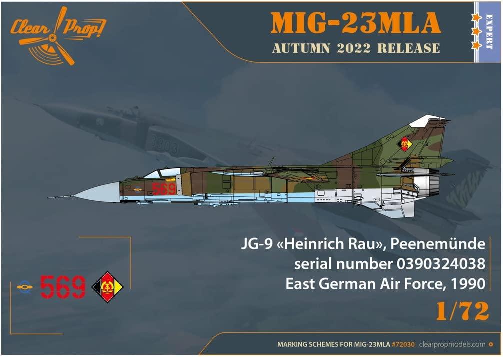Clear Clear Prop Armata Cehă MLA Frogger G Expert Kit Plastic Model CPU72030 Prop! 1/72 MiG-23