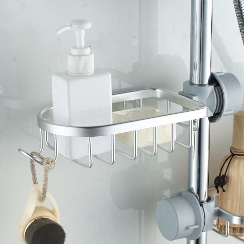Kitchen Sink Drain Rack Sponge Storage Basket Faucet Holder Space Aluminum Soap Drainer Shelf Organizer Bathroom Accessories