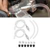 Motorcycle Brake Bleeder Kit with Caps and Clamp Brake Bleeder Hose One Way Check Valves Tube Bleeding Tool Bleeder Hose