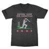 Driving Home For Christmas Jumper t-shirt funny cricket top xmas shirt