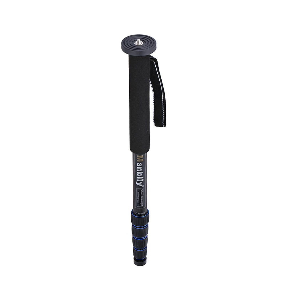 5 Section Telescopic Carbon Fiber Lightweight Photography DSLR Camera Monopod Unipod Walking Stick for Nikon Canon